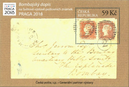 A 987 Czech Republic Bombay Letter 2018 Stamps On Stamps - Neufs