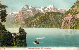 Switzerland Postcard Vierwaldstattersee Mit Urirotstock - Autres & Non Classés