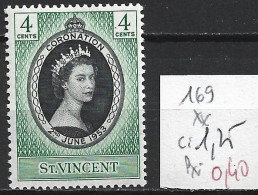 SAINT-VINCENT 169 ** Côte 1.25 € - St.Vincent (...-1979)