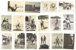 Lot 44 Photos Usa (?) : Homme En Maillot De Bain, Sport, Musculation, Culturisme - Sporten