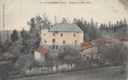 P-24-Mi-Is-1005 : SAINTE-COLOMBE. CARTE EN COULEUR. CHATEAU - Sonstige & Ohne Zuordnung