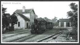 2012  -- TRAIN VAPEUR EN GARE DE FONTAINE FRANCAISE . 4B107 - Ohne Zuordnung