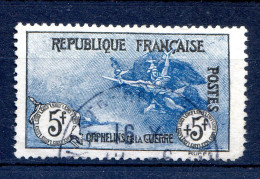 060524 TIMBRE FRANCE N° 155  1ère Orphelin    Oblitéré  1 Dent Courte - Usados