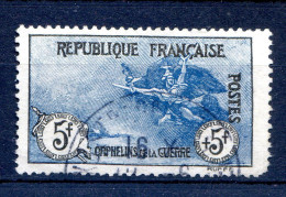 060524 TIMBRE FRANCE N° 155  1ère Orphelin    Oblitéré  1 Dent Courte - Used Stamps