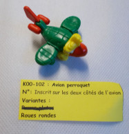 Kinder - Avion Perroquet (Roues Rondes) - K00 102 - Sans BPZ - Mountables