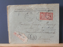 FRANCE/2151    LETTRE RECOMM.   FRANCE 1919  AR  TIMBRE G.C. - 1900-27 Merson