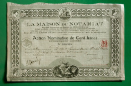 T-FR La Maison Du Notariat 1932 - Altri & Non Classificati