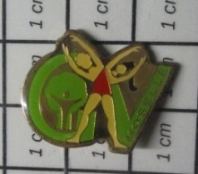 515B Pin's Pins / Beau Et Rare / SPORTS / GV GYMNASTIQUE VOLONTAIRE MOSELLE - Gymnastique