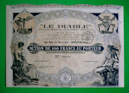 T-FR LE DIABLE Fumivores Aspirateurs - Choisy-Le-Roi 1929 - Altri & Non Classificati