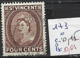 SAINT-VINCENT 173 Oblitéré Côte 0.15 € - St.Vincent (...-1979)