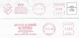 1993: 96: EMA Ligue De Football Centre-Ouest + District Vendée De Football : (n° F 3278 / SV 3816) - Brieven En Documenten