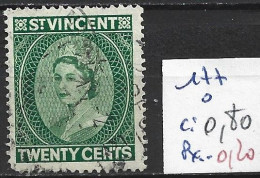 SAINT-VINCENT 177 Oblitéré Côte 0.80 € - St.Vincent (...-1979)