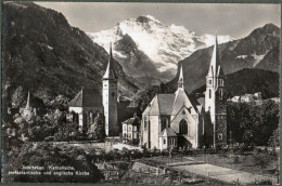 SUISSE - INTERLAKEN - Katholische Protestantische Und Englische Kirche - Interlaken