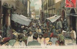 JUDAÏCA - JEWISH - ALGÉRIE - ORAN - Le Quartier Juif - La Rue D'Austerlitz - Jud-286 - Jodendom