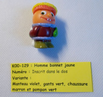 Kinder - Personnages - Homme Tenant Une Boule De Neige - K00 129 - Sans BPZ - Montables