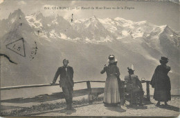 Switzerland Postcard Chamonix Le Massif Du Mont Blanc - Altri & Non Classificati