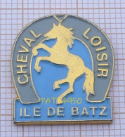 PAT14950  CHEVAL LOISIR ILE DE BATZ FER CENTRE EQUESTRE Dpt 29 FINISTERE - Dieren