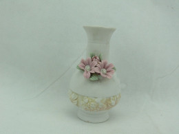 Beautiful Small Porcelain Vase With Flowers 13cm #2338 - Vasi