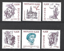 Timbre De Monaco Neuf ** N 2508 / 2513  Vendu Au Prix De La Poste - Unused Stamps