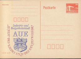 DDR PP 19 II, Ungebraucht, 25. Fest Des Liedes Und Des Tanzes, Aue, 1987 - Postales Privados - Nuevos