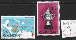 SAINT-VINCENT 449-50 ** Côte 4 € - St.Vincent (...-1979)