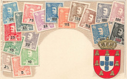 MIKIBP9-033- PORTUGAL CARTE PHILATELIQUE TIMBRES - Autres & Non Classés