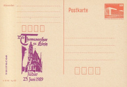 DDR PP 19 II, Ungebraucht, Thomaner Chor, Leipzig, In Jübar, 1989 - Privatpostkarten - Ungebraucht