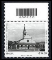 ● ITALIA  2010  Basilica Della Madonna Dei Miracoli  Motta Di Livenza  CODICE A BARRE  Serie Completa ️ - Códigos De Barras