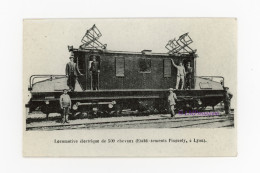 Photo Locomotive SGLM 500 Chevaux Isère 38 Alpes France Train Motrice électrique Saint Georges Commiers La Mure Pinguely - Treinen