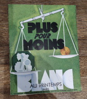 Catalogue BLANC AU PRINTEMPS PARIS Plus Pour Moins Imp Draeger 1927 Femmes Art Déco - 1900 – 1949