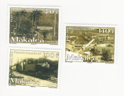 Polynésie-2010-Centenaire De L'exploitation Du Phosphate à Makatea - N° 913 à 915 ** - Unused Stamps