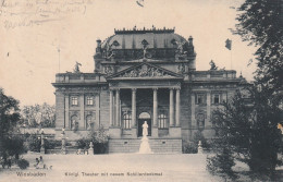 6200 WIESBADEN, Königl. Theater Und Schillerdenkmal, 1906, Verlag Boogart - Wiesbaden