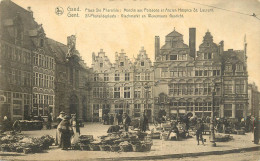 Belgium Postcard Gand Gent Fish Market - Other & Unclassified