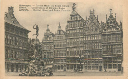 Belgium Postcard Antwerp Market Place - Antwerpen