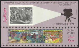 SOMALIA 1995 - MNH - Cinéma - Film - Films -Tarzan - Eléphants - Gorille - Caméra - Movies Kino - Kino