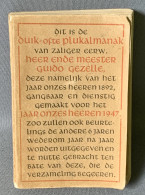 1947 - Plukalmanak - Van Zaliger Eerw. Heer Ende Meester Guido Gezelle - Antiguos