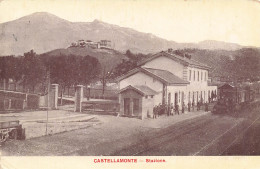 MIKIBP9-038- ITALIE PIEMONTE CASTELLAMONTE STAZIONE TRAIN - Altri & Non Classificati