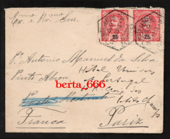 Porto > Paris * Carta 1909 * Recreatório Do Carmo > Padre António Manuel Da Silva Pinto Abreu - Storia Postale