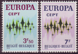 Belgique - 1972 - COB 1623 à 1624 ** (MNH) - Neufs