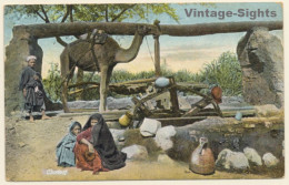 Egypt: Chadouf - Saqiyah - Scoop Wheel - Camel - Natives (Vintage PC ~1910s) - Other & Unclassified