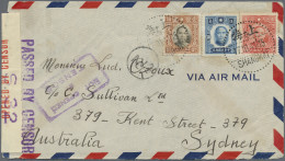 China: 1941. Air Mail Envelope Addressed To Australia Bearing SG 494a, 30c Scarl - Brieven En Documenten