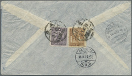 China: 1944, Registered Air Mail Envelope Addressed To Switzerland Bearing SG 65 - Cartas & Documentos