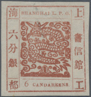 China - Shanghai: 1866, Large Dragon, "Candareens" In The Plural, Non-seriffed D - Other & Unclassified