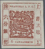 China - Shanghai: 1866, Large Dragon, "Candareens" In The Plural, Non-seriffed D - Autres & Non Classés