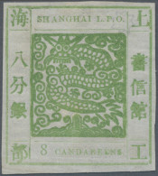 China - Shanghai: 1865, Large Dragon, "Candareens" In The Plural, Non-seriffed N - Autres & Non Classés