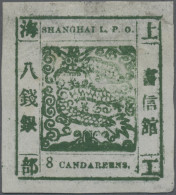 China - Shanghai: 1865, Large Dragon, "Candareens" In The Plural, Non-seriffed N - Andere & Zonder Classificatie