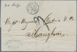 China - Foreign Offices: France, 1865 (Nov 21) Incoming Cover From Marseilles To - Otros