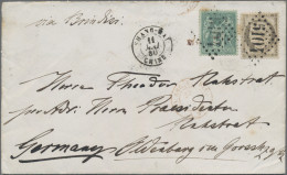 China - Foreign Offices: France, 1880 (May 11) Envelope Via Brindisi To Oldenbur - Autres