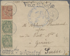 China - Foreign Offices: 1904/05, Tientsin: Covers (5) Endorsed "Corps D'occupat - Autres