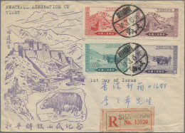 China (PRC): 1952, Two First Day Covers, Including S2 Land Reform Unaddressed An - Covers & Documents